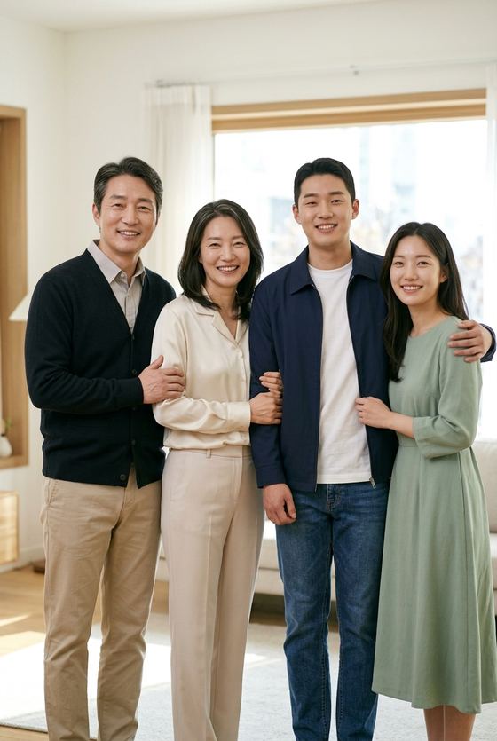 아이들이 어른이 된 20년 뒤의 가족